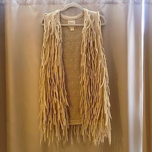 Mcginn tan sleeveless sweater, Size S.